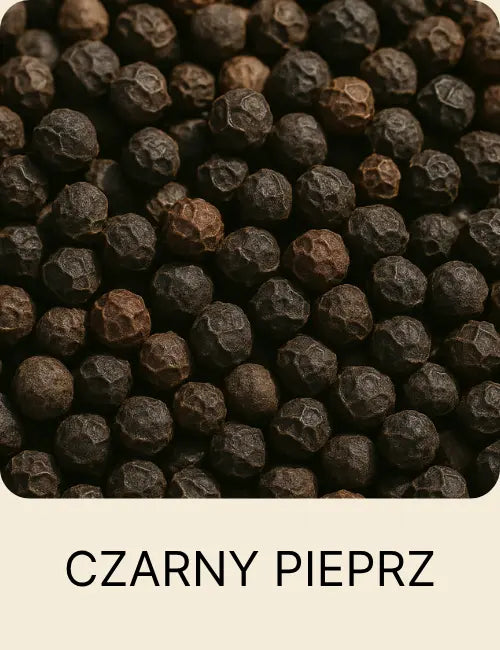 Ziarenka czarnego pieprzu